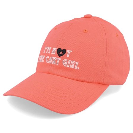 Adidas - Pink unconstructed Kasket - Cart Girl Hat Semi Turbo Pink Dad Cap @ Hatstore