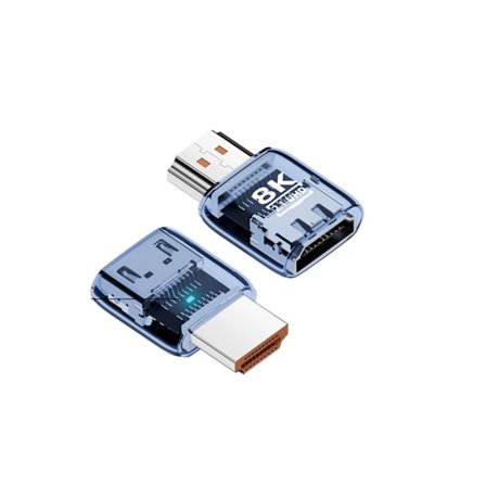 8K UHD HDMI 2.1 hun til han adapter - 3-pak til pc, skærm og tv Blue