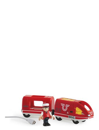 Brio 33746 Genopladeligt Tog Med Usb-Kabel Patterned BRIO