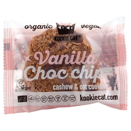 Kookie Cat Vanilla chocolate chip Cookie Ø 50 g, Helse & Madvarer, Brød, Kiks & Kager, Kager