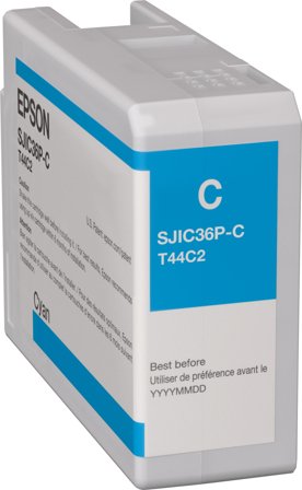 Epson SJIC36P - cyan - original - blekkpatron