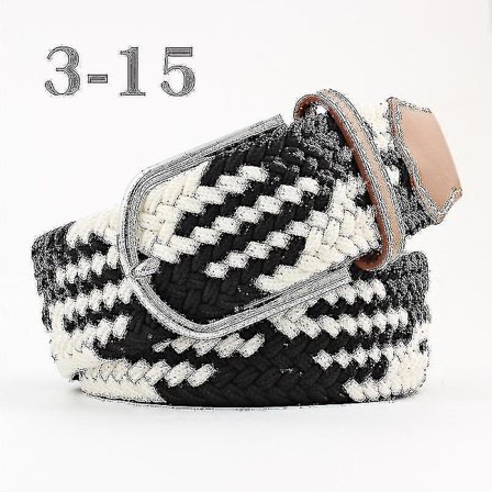 Herrar Bälte Födelsedagspresent Midjebälte Fläta Klassiskt Spänne Midjeband Justerbart Blandade 3 Färger