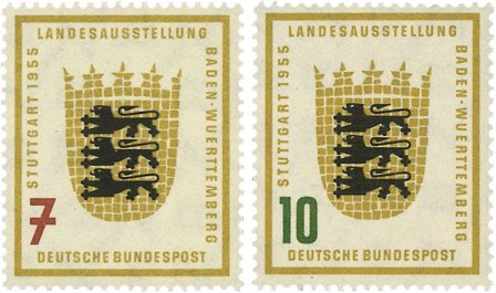 Tyskland - MICHEL 212-213 - Postfrisk