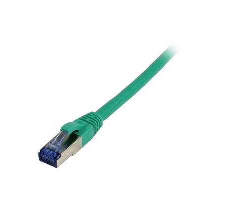 SYNERGY Patchkabel RJ45, CAT6A 500Mhz, 3m, grün, S-STP(S/FTP), TPE(Superflex), AWG26, Synergy 21