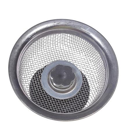 2 stk. rustfrit stålvasksi, køkkenvasksi til køkken- og badeværelsesvask 8,3*4 cm