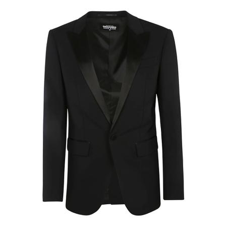 Dsquared2, Chic Berlin Blazer Zwart, Heren, Maat:M,wol