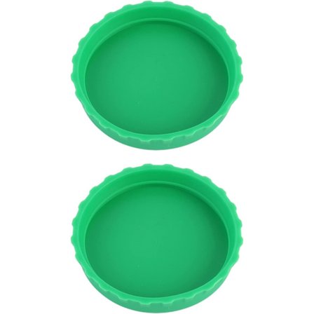 2025 Senaste Modell 2 st Gröna Silikon Coca-Cola Burk Lock Luktfria Läcksäkra Flexibla Återanvändbara Livsmedelsgodkända Läcksäkra Skydd Soda Silikon