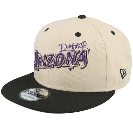New Era - MLB Beige snapback Cap - Arizona Diamondbacks Team Art Khaki/Black Snapback @ Hatstore