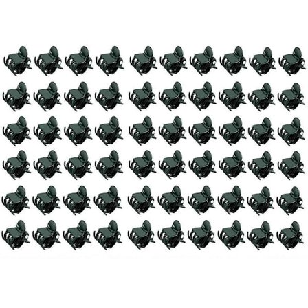 200 STK. Orkideklemmer Plantestøtteklemmer, Sikrede Plast Planteklemmer Have Tomatplante Støttestængler Vinstok Fikseringsklemmer