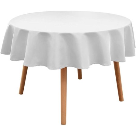 2025 Egnet Rund Duk - Vanntett Og Rynkefri Vaskbar Duk Polyesterfiber Duk_jarx