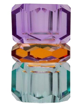 Crystal Candle Holder Home Decoration Candlesticks & Lanterns Candlesticks Green C'est Bon