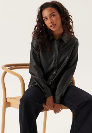 Object Collectors Item Objmelba Re Ls Shirt Black Vaatteet