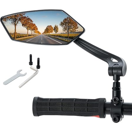 Yksi pari pyöräpeiliä, sähköpotkulaudan peili, universaali korkea Qu