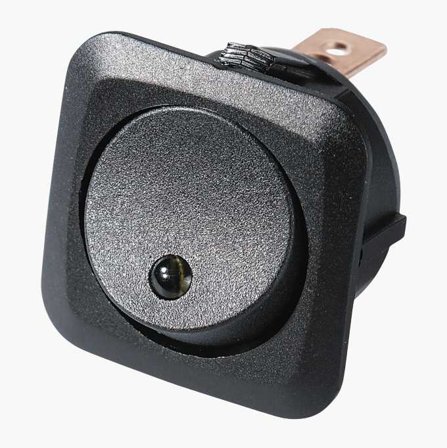 Strömbrytare kontrollampa 12 V 25 A - Biltema
