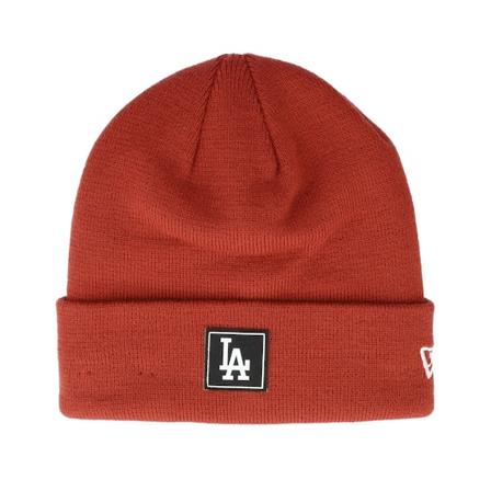 New Era - MLB Red cuff Beanie - Los Angeles Dodgers Team Brick Cuff @ Hatstore