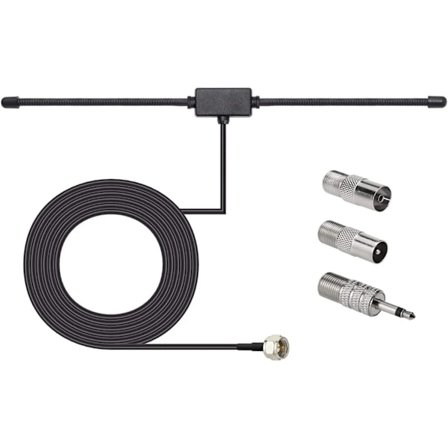 FM-radioantenni FM-dipoliantenni FM-antenni stereovastaanottimelle sisätiloihin musiikkijärjestelmään FM-radio kotistereovastaanotin