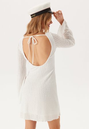 BUBBLEROOM - Deep Back Short Structured Dress - XS