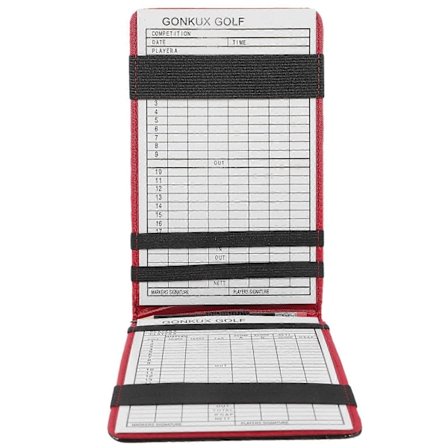 Stilren Golf Scorebook Portabel Poängbok Present Professionell Poängbok