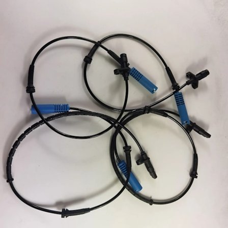 Sarja, jossa 4 ABS-pyörän nopeusanturia eteen, taakse, vasemmalle ja oikealle E39 525 528 540 -malleihin, 34526756376 34526756375 34 52 6 756, 375 34 