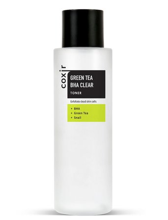 coxir Greentea BHA Clear Toner 150 ml, Skincare, Renseprodukter, Skintonic