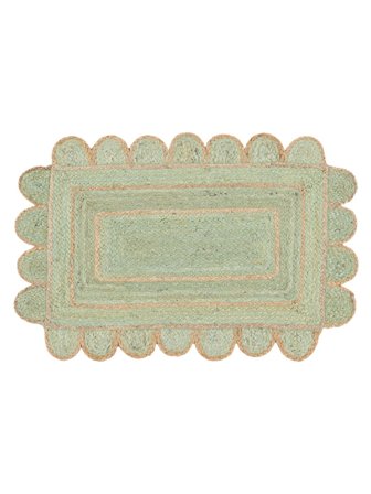 Door Mat Mia Green/Beige