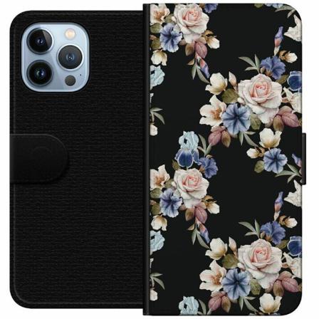 Apple Iphone 14 Pro Max Plånboksfodral Blommor