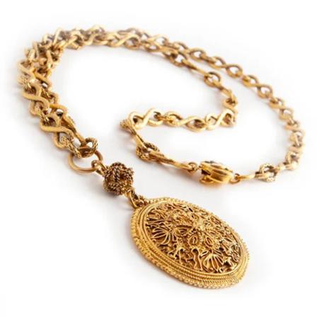 Chanel Vintage - Vintage Smycken - Gul - Dam - Storlek: One Size, Dam, Storlek: ONE SIZE