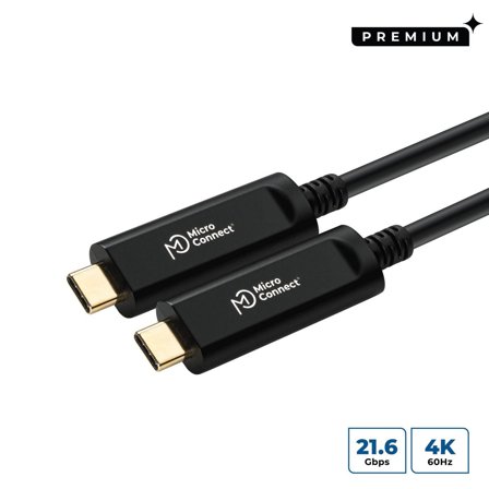 MicroConnect Premium Optic USB-C, 15m