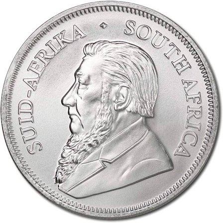 2021 1 oz Silver Krugerrand Mynt Brilliant Minnesmynt Hantverk Souvenir Dekorationer ㄗSilverpläterad