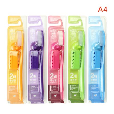 1. tannbørste med stort hode, voksen tannbørste, manuell tannbørste eller A4