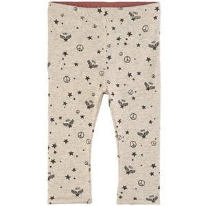 Kids - IKKS Beige Reversible Printed Leggings 18 Months - Bottoms - 18 months - Beige