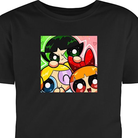 T-Shirt Powerpuff Pigerne Cartoon Network