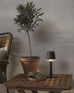 Aurinkokennovalaisin Parvus LED Musta