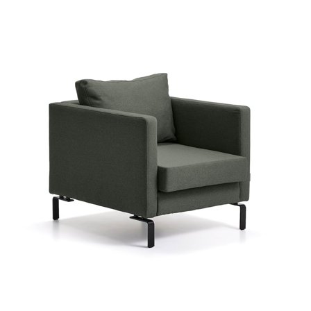 Armchair HARMONY, fabric ETNA, dark green
