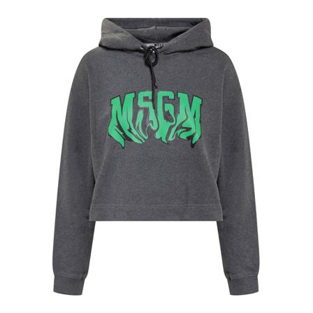 Msgm Hoodies Grå, Dame