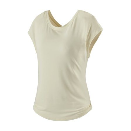 Patagonia Women's Glorya Twist Top Women short-sleeved sweaters White L
