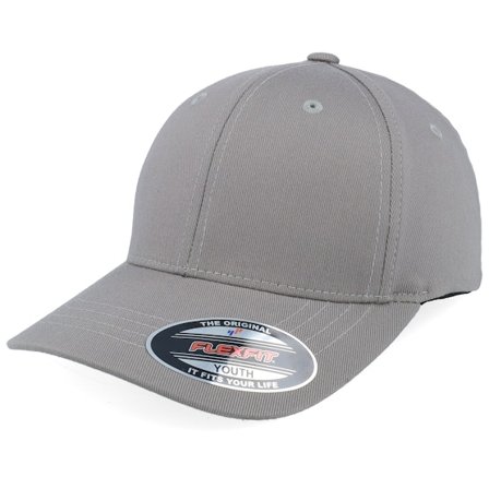 Flexfit - Gris flexfit Casquette - Kids Wooly Combed Grey Flexfit @ Hatstore