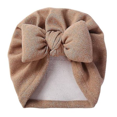 Nyfödd Bebis Turbanhatt Knyta Huvudband Beanie Rosett Hattar Huvudband Presenter