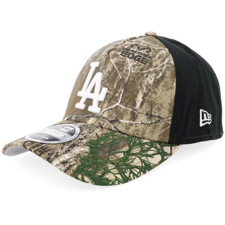 New Era - MLB Camo flexfit Keps - Los Angeles Dodgers 39THIRTY Poly Real Tree/Black Flexfit @ Hatstore