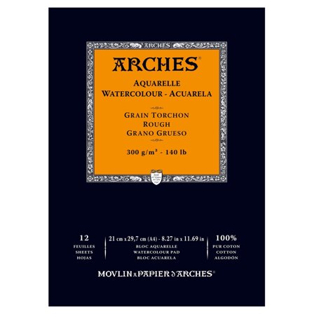 Arches Papier pour aquarelle Rough 300g A4