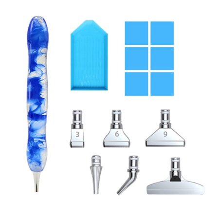 5D harts diamond painting penna punkt borr pennor lim lera fack Box Set