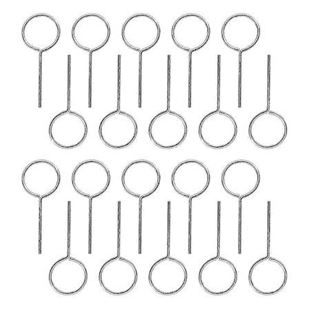 20 st SIM-kortsöppnare Anti-förlorad Bred Kompatibel Rund Mobiltelefon SIM-kortstift för Surfplatta