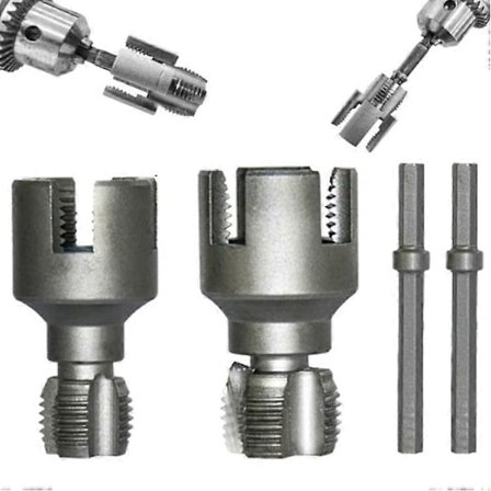 Integrert verktøy for innvendig og utvendig rørgjenging, rørgjenge skjæreverktøy multifunksjonelt skrueuttrekkssett enkel fjerning kraftig klo