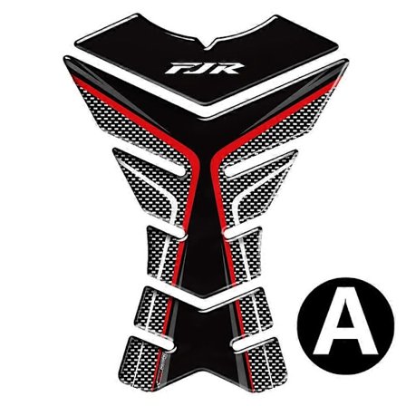 3D Karbon-look Motorsykkel Tank Pad Beskyttelses Dekal Klistremerker for Yamaha FJR 1300 FJR1300 A AS ABS[HK]