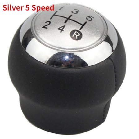 5/6 Växlad Bil Växelspak Knopp Spak Växel Pinne Handboll För Toyota Corolla RAV4 Avensis Yaris Verso Auris Aygo-Silver 5 Växlad