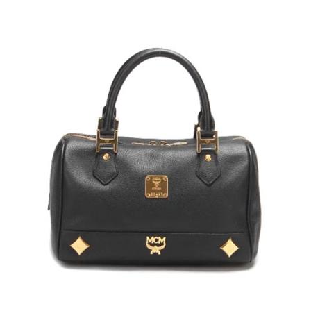 MCM Pre-owned Pre-owned Handbags Sort, Dame Vintage Tasker, Størrelse: ONE Size