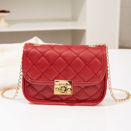 Kvinnor Messenger Bag Kvinnlig Axelväska RÖD Red