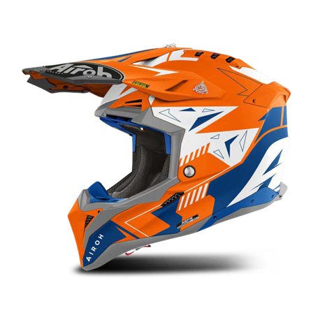 Crossikypärä Airoh Aviator 3 Oranssi Neon Matta XXL