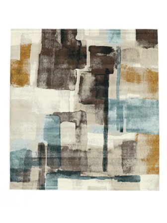 K-Pax 200X200 Braun Quadratisch Teppich