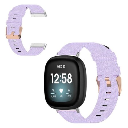 Fitbit Sense / Versa 3 rostfritt stål klockarmband - ljuslila